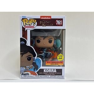 Funko Pop 761 Legend of Korra Glow Metallic Box Warehouse Exclusive